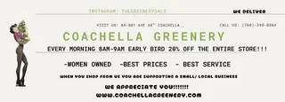 Coachella Greenery