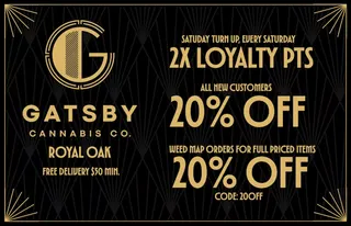 Gatsby Cannabis Co - Royal Oak